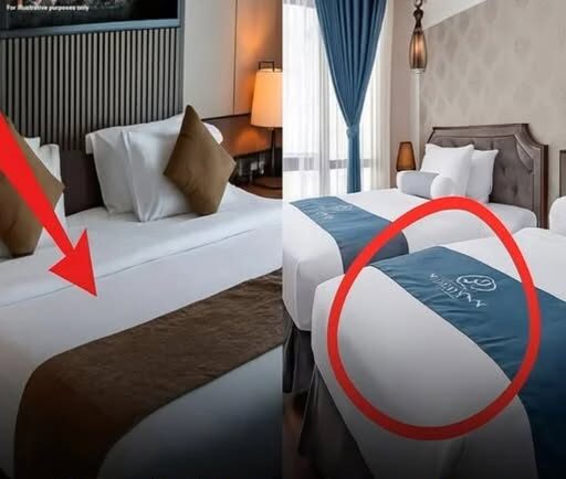 Why Do Hotels Always Have a Cloth Across the Bed? Many People Don’t Know Its