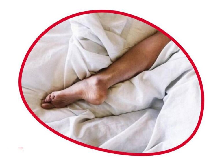 For those who are in the habit of poking the leg out of the bed sheet when sleeping